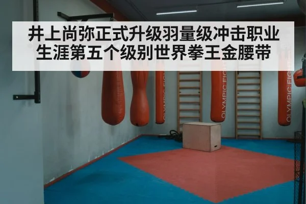 井上尚弥正式升级羽量级冲击职业生涯第五个级别世界拳王金腰带